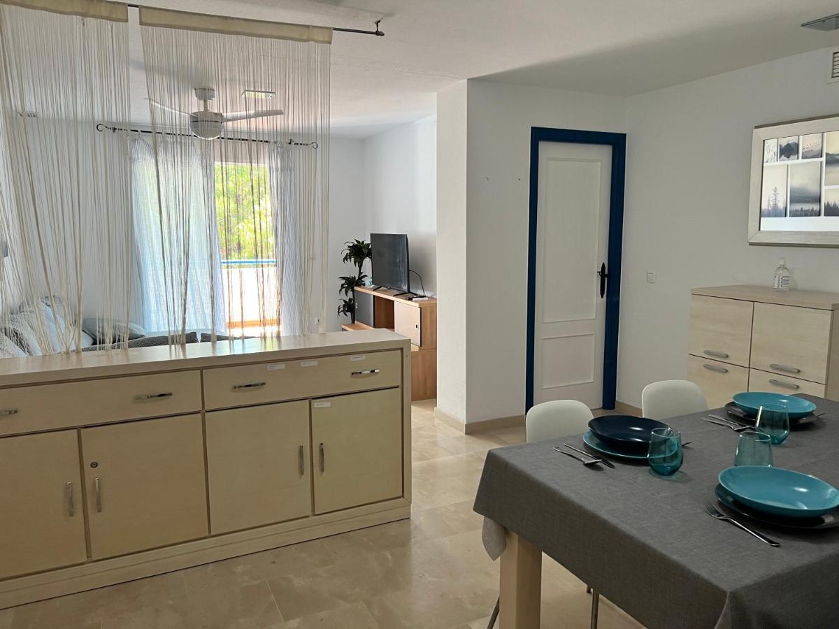 Apartamento Con Terraza, Garaje Y Piscina A 350M Playa Garrucha Bagian luar foto